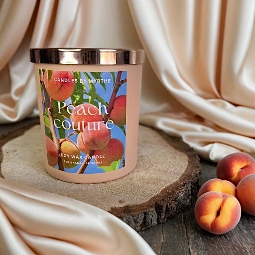 Peach Couture Candle - Candles by Myrthe