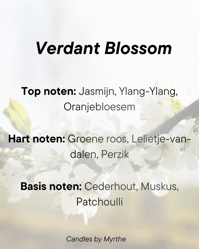 Verdant Blossom Candle - Candles by Myrthe