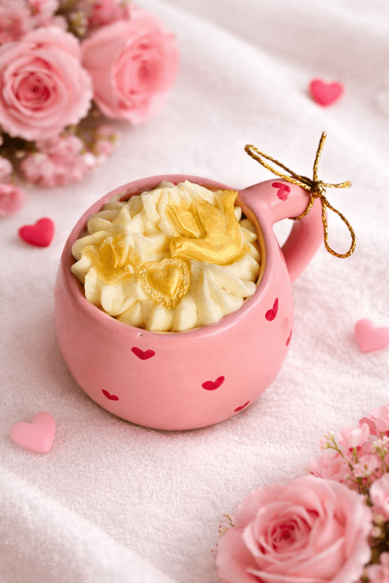 Golden Doves of Love Candle - Candles by Myrthe
