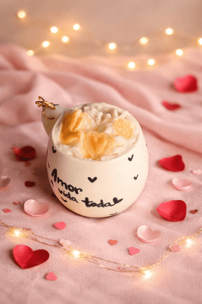 Golden Doves of Love Candle - Candles by Myrthe