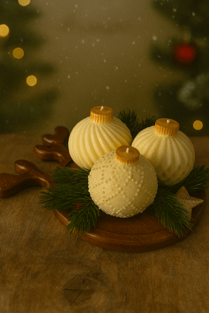 Reindeer Christmas Glow Plateau - Candles by Myrthe