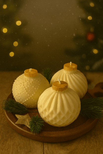 Reindeer Christmas Glow Plateau - Candles by Myrthe