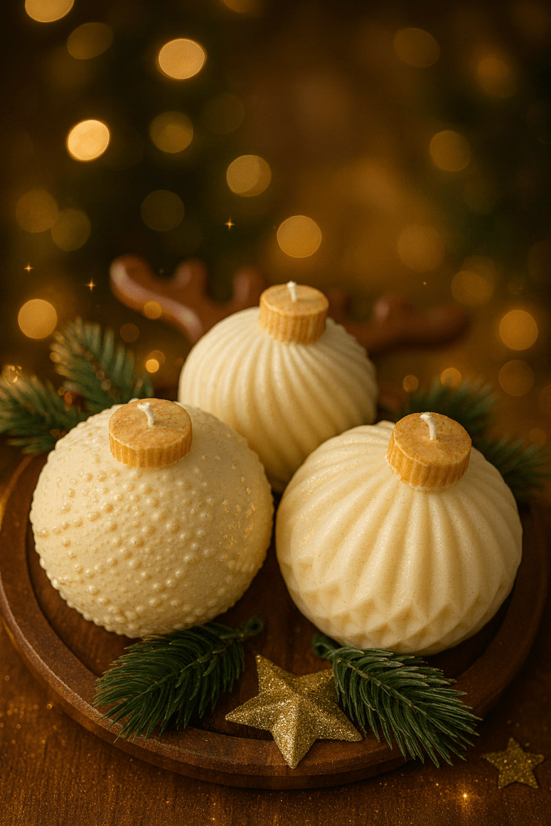 Reindeer Christmas Glow Plateau - Candles by Myrthe