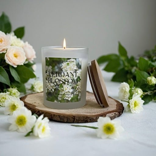 Verdant Blossom Candle - Candles by Myrthe