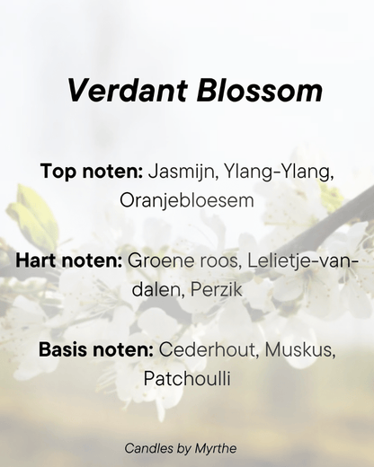 Verdant Blossom Candle - Candles by Myrthe